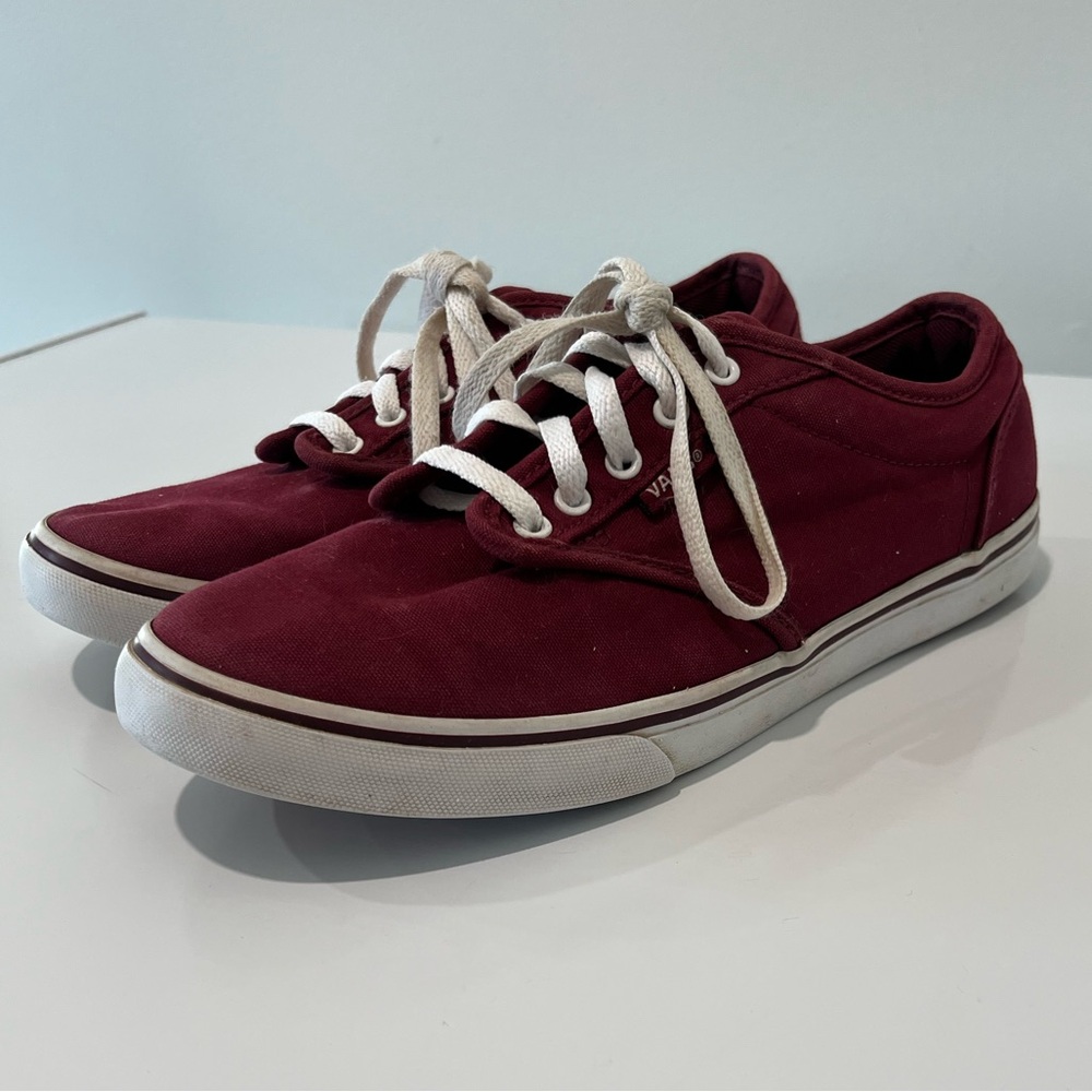 Vans Burgundy Women’s Shoes Size 7